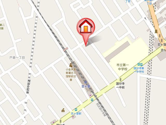 ＡＺＡＬＥＡ恋ヶ窪Ⅱの地図