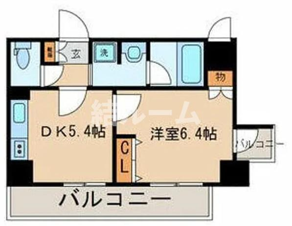 豊島区千早２丁目の賃貸マンションの間取り