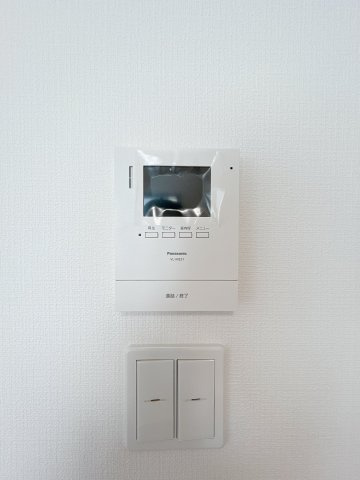 宇部市あすとぴあ５丁目　戸建てのセキュリティ|モニター付きインターホンです。