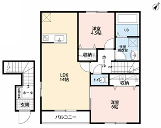 【間取り】 | リーブルファイン川越岸町