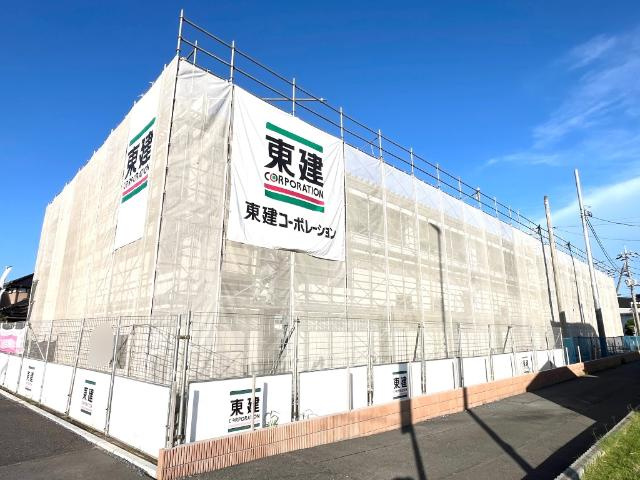 ユウアイグランデ荒川沖の外観|建築現場