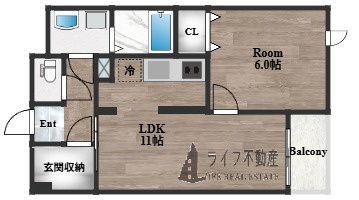 アルカディアⅡの間取り