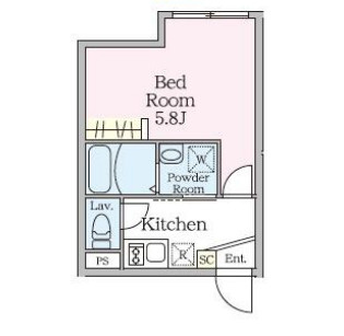 Reberty赤羽Ⅱの間取り