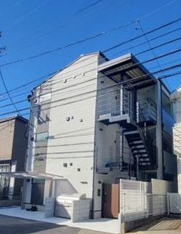 船橋市二子町のアパートの外観