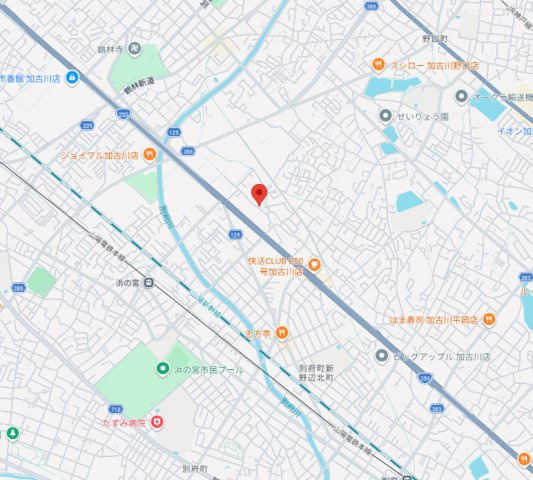 加古川市野口町長砂9期（全1棟）新築の地図