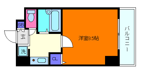 ヴィラ・セゾン甲南の間取り