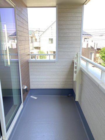 ハートフルタウン前橋市大利根町1丁目13番　Ａ号棟のバルコニー|【イメージ画像】インナーバルコニーなので急な雨でも洗濯物が濡れません。