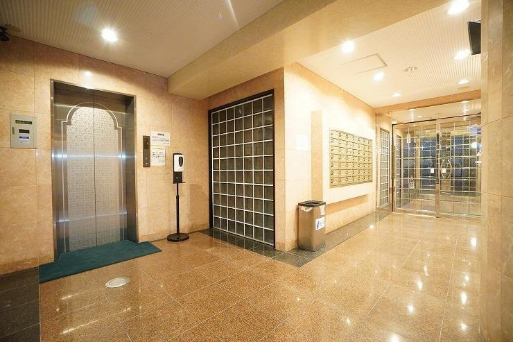 福岡市中央区薬院３丁目の賃貸マンションのエントランス|エントランス写真