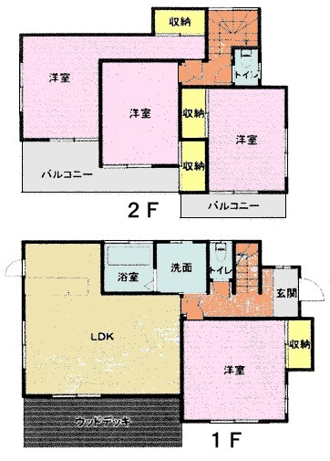 【間取り】 | 加須市下樋遣川　中古一戸建