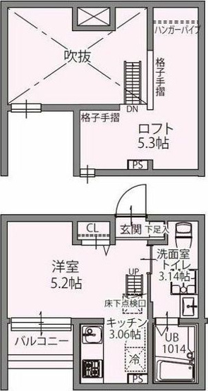 【間取り】 | パレッタ小本WEST