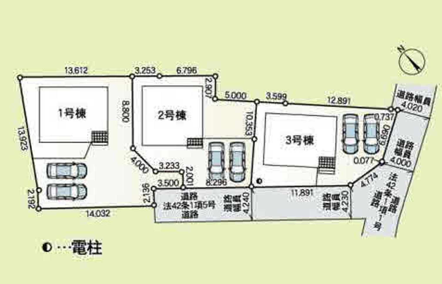土浦市真鍋第12　新築戸建　2号棟の区画図