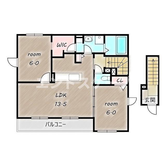 グレイス　Ⅱの間取り|高崎、前橋のお部屋探しはエンドスケープまで！お客様の理想お聞かせ下さい♪