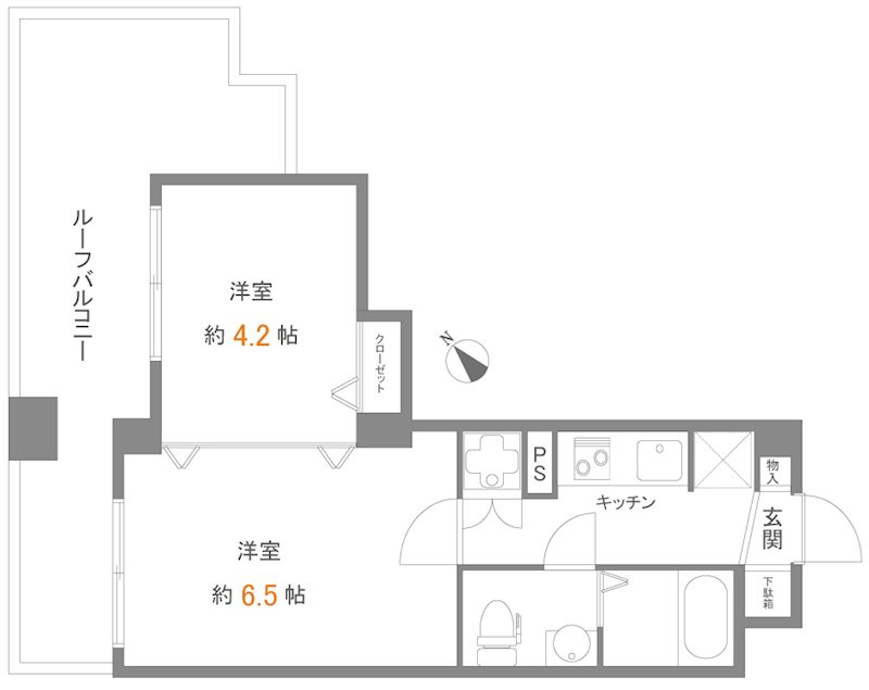 ステージファースト田園調布アジールコート の間取り