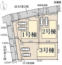 リーブルガーデン高砂市荒井町中町の区画図