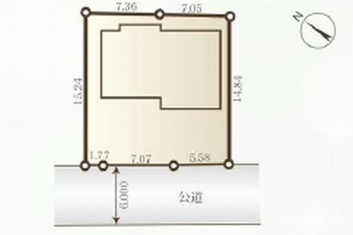 【仲介手数料０円】相模原市中央区田名塩田3丁目　中古一戸建ての区画図|【仲介手数料０円】相模原市中央区田名塩田3丁目　中古一戸建て