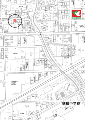 土地　別府の地図