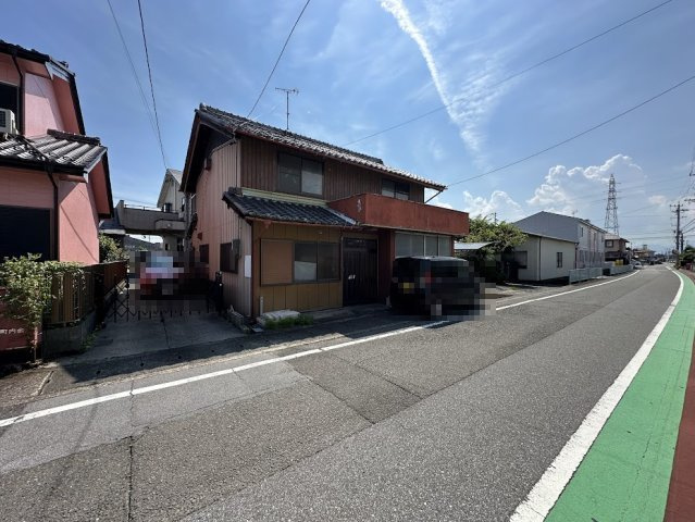 土地　別府の前面道路含む現地写真