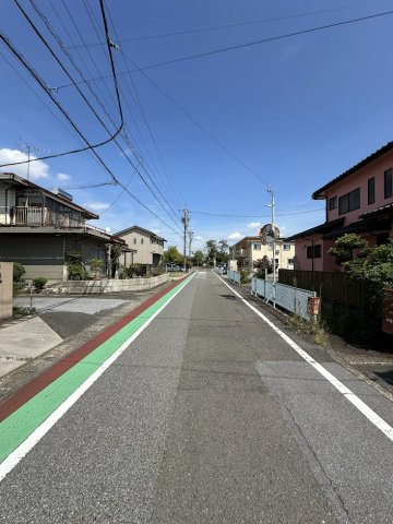 土地　別府の前面道路含む現地写真