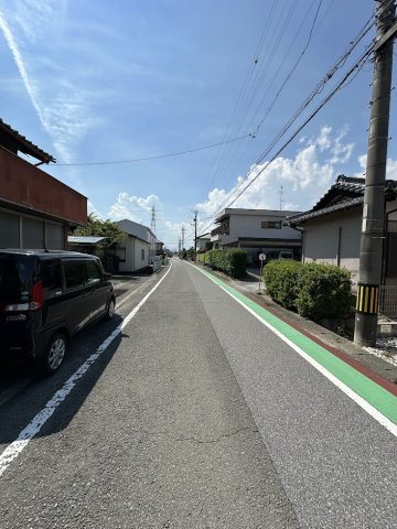 土地　別府の前面道路含む現地写真