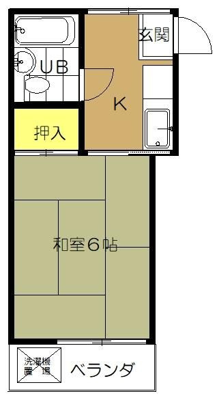 学園サンハイツ２号棟の間取り