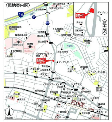 【地図】 | 君津市坂田売地