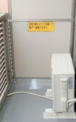 グレイスポートのバルコニー