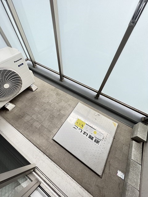大阪市西淀川区野里２丁目の賃貸マンションのバルコニー