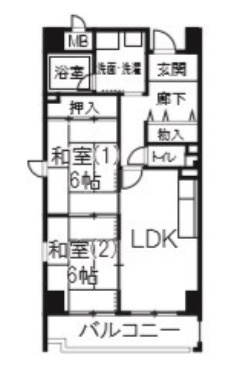 グレイスケヤムラの間取り