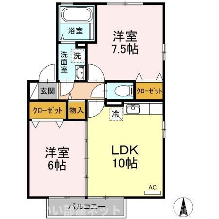 【間取り】 | リビングタウン今里 E棟