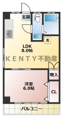 【間取り】 | フラット長原