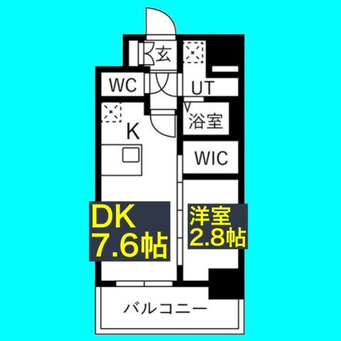 メイクスアート名古屋リニアFRONTの間取り