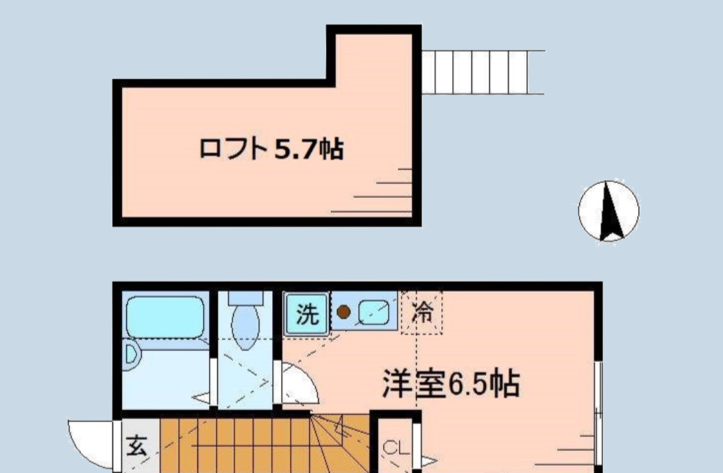 バーミープレイス西国分寺Ⅱの間取り