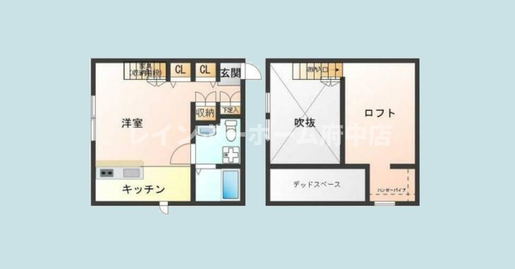 フェリチタ国分寺の間取り