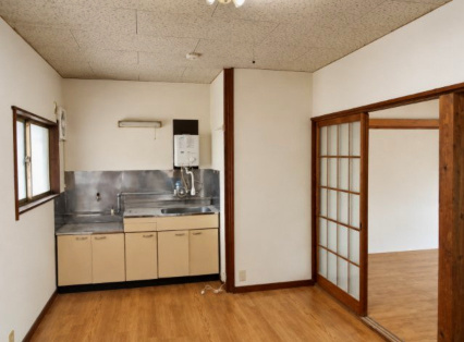 小川コーポのバルコニー