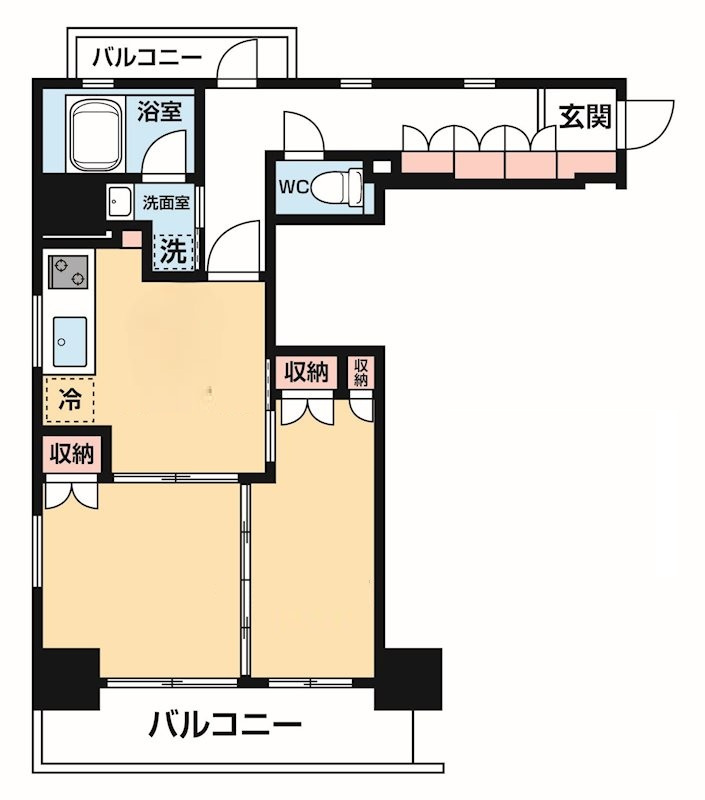 アート不動前 の間取り|間取りです。