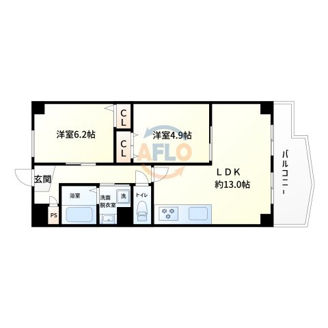 コンフィデンス西本町の間取り|コンフィデンス西本町　間取り