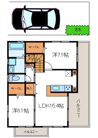 Mio の間取り