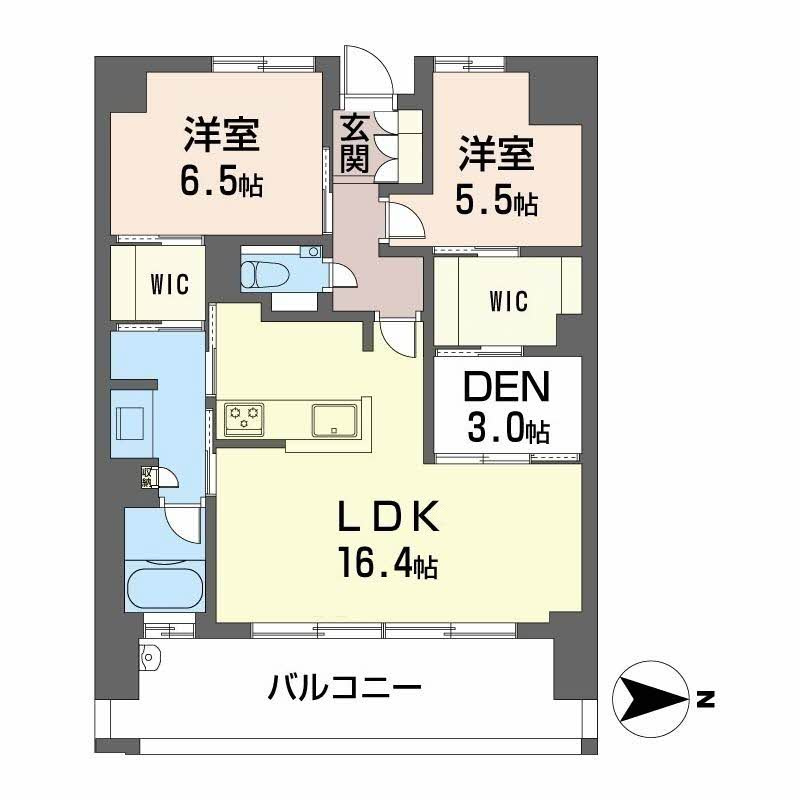 サーパス表町グランゲートの間取り
