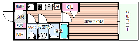 【間取り】 | プレサンス江坂クォーレ
