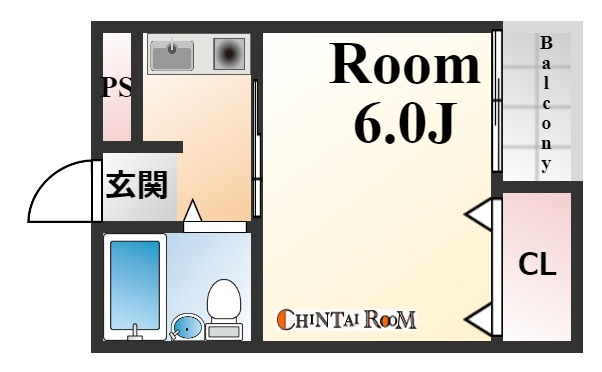 シャトーヒロの間取り