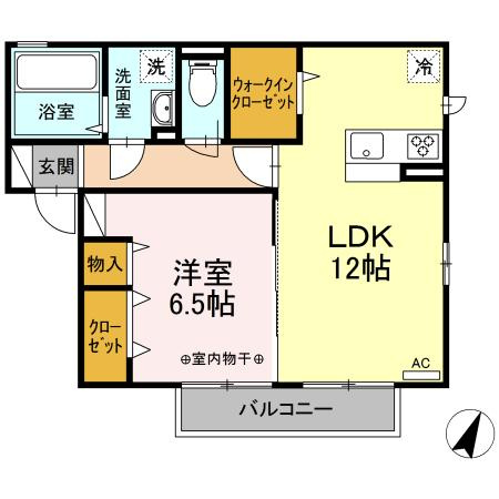 プルーズの間取り