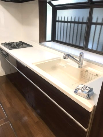 八街市吉倉　中古戸建のキッチン|内外装リフォーム済み防蟻工事済み 令和2年9月  ４SLDK 駐車2台可能　閑静な分譲地内
