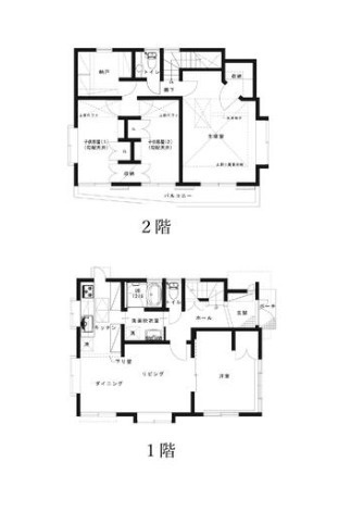 中古／川越市大字寺尾の間取り|2階建て4LDK