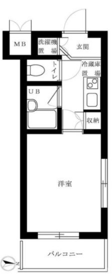 杉並区西荻北４丁目の賃貸マンションの間取り
