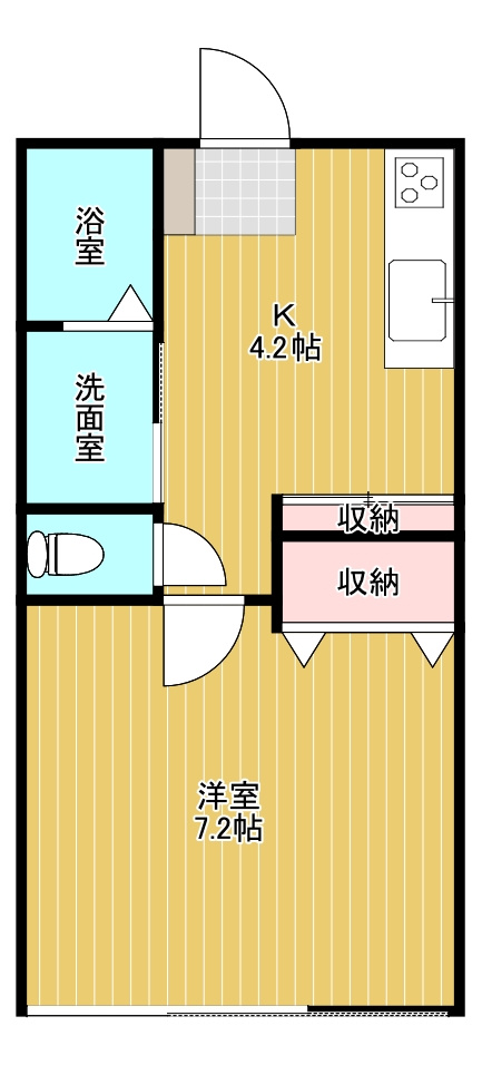 シティハイムサンビレッジの間取り