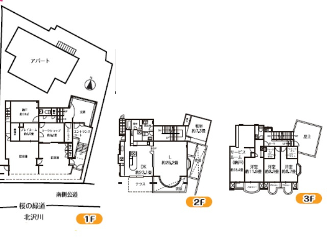 世田谷区代田　中古戸建の間取り