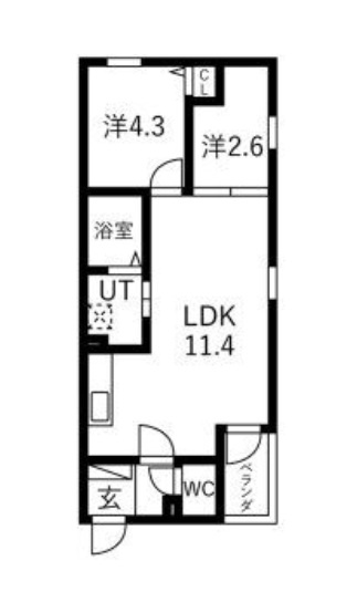 【間取り】 | プレシア野並【名古屋市賃貸・ペット可】