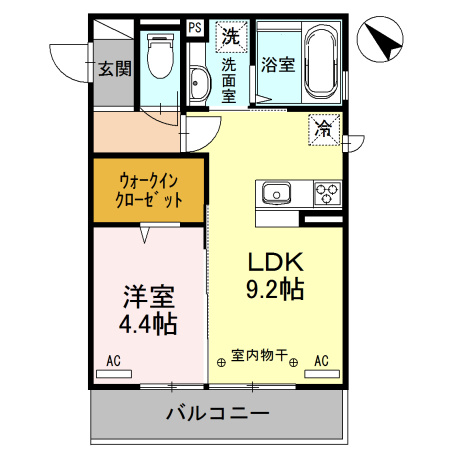 フェリーチェ上福岡の間取り