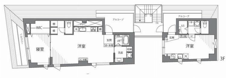 グランヴィレッジ千歳烏山の間取り
