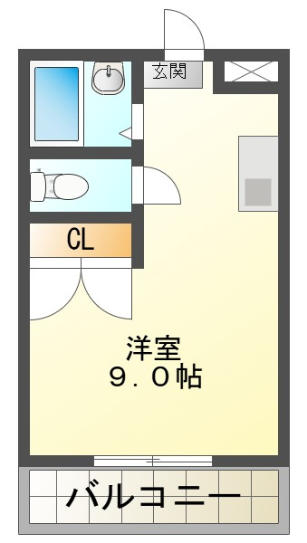 イーストオーク1の間取り